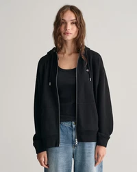 Gant Sweatshirt Zip Hoodie Shield Relaxed Fit 