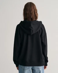 Gant Sweatshirt Zip Hoodie Shield Relaxed Fit 
