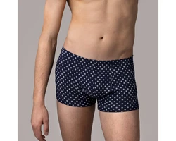 LIVING CRAFTS Retro Pants HOGAN GOTS zertifiziert Dunkelblau/Blau/Hellblau