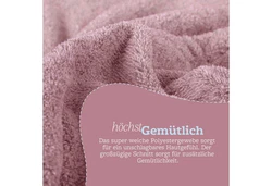 Bestlivings Herrenbademantel Hemmy Morgenmantel Lila/Fliederfarben/Rosa