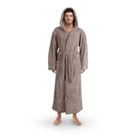 Bestlivings Herrenbademantel Hemmy Morgenmantel Lila/Grau/Beige/Dunkelbraun/Braun