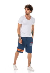 RedBridge Sweatshorts Nasa Motiv Hellblau/Creme