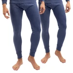 celodoro Funktionshose 2er Pack Ski-Thermo Unterhose Dunkelblau/Blau/Hellblau/Fliederfarben
