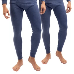 celodoro Funktionshose 2er Pack Ski-Thermo Unterhose Dunkelblau/Blau/Hellblau/Fliederfarben