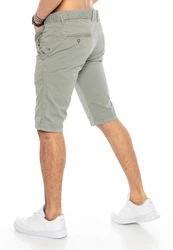RedBridge Herren Chino Shorts Khaki/Dunkelgrün