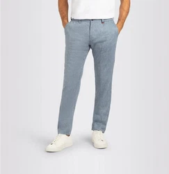 MAC Herren Hose LENNOX SPORT Modern Fit Grau/Blau/Hellblau