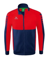 Erima Sweatjacke Six Wings Trainingsjacke Rot/Dunkelblau