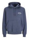 Jack & Jones Sweatshirt JORFREDERIKSBERG nachtblau / wei