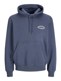 Sweatshirt Hoodie mit Logo-Print - Gerade
