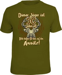 T-Shirt dieser Jger ist 50 Jahre alt, bitte helfen Sie...