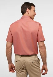 Eterna Kurzarmhemd COMFORT FIT NON IRON Rot/Orange/Rosa