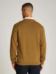 TOMMY HILFIGER Pullover Braun/Khaki/Beige/Gelb