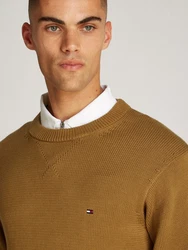 TOMMY HILFIGER Pullover Braun/Khaki/Beige/Gelb