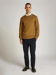 TOMMY HILFIGER Pullover Braun/Khaki/Beige/Gelb