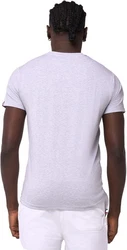 LEONE 1947 T-Shirt Big Logo Grau/Schwarz/Lila/Beige