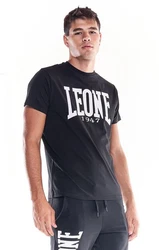 LEONE 1947 T-Shirt Big Logo Schwarz/Grün