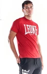 LEONE 1947 T-Shirt Big Logo Rot/Dunkelrot