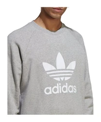 adidas Originals Sweatshirt Trefoil Crew Sweatshirt Grau/Hellgrau/Silber