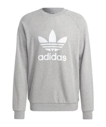 adidas Originals Sweatshirt Trefoil Crew Sweatshirt Grau/Hellgrau/Silber