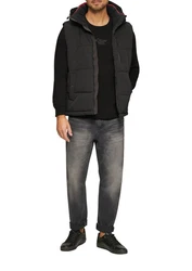 s.Oliver Shirt Rundhals-Ausschnitt schwarz