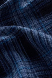 Next Pyjama Strukturierter Schlafanzug mit langem Arm Dunkelblau/Blau