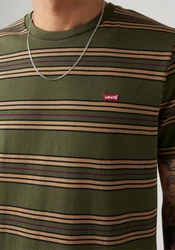 Levi's T-Shirt Dunkelgrün/Khaki/Grün