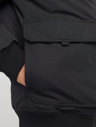Jack & Jones Bomberjacke JJCONSTRUCT BOMBER Schwarz