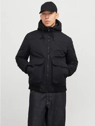 Jack & Jones Bomberjacke JJCONSTRUCT BOMBER Schwarz