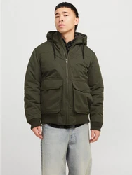 Jack & Jones Bomberjacke JJCONSTRUCT BOMBER Dunkelgrün
