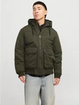Jack & Jones Bomberjacke JJCONSTRUCT BOMBER Dunkelgrün