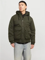 Jack & Jones Bomberjacke JJCONSTRUCT BOMBER Dunkelgrün