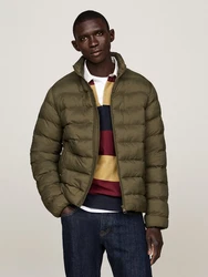 Tommy Hilfiger Jacke MID WEIGHT STAND COLLAR JACKET Khaki/Dunkelgrün/Braun
