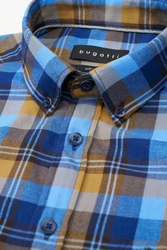 bugatti Hemd Blau/Hellblau/Dunkelblau