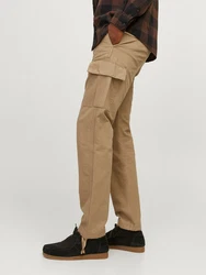 Jack & Jones Cargohose JPSTKANE BARKLEY CARGO PANT Khaki/Braun