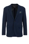 WE Fashion Jackenblazer Dunkelblau/Blau/Hellblau