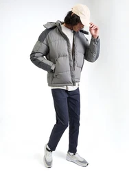 Jack & Jones Jacke Jcoaero Puffer Grau/Hellgrau/Dunkelgrau