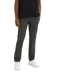 TOM TAILOR 5-Pocket Hose Regular Chino Schwarz/Dunkelgrau/Khaki/Grau
