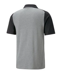 PUMA T-Shirt teamCUP Casuals Poloshirt Dunkelgrau/Grau/Hellgrau