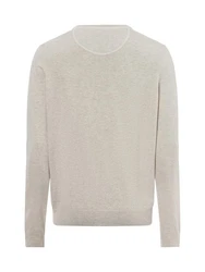 FYNCH-HATTON Wollpullover Khaki/Grau/Braun/Beige