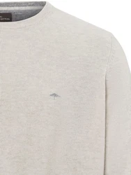 FYNCH-HATTON Wollpullover Khaki/Grau/Braun/Beige