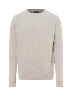 FYNCH-HATTON Wollpullover Khaki/Grau/Braun/Beige