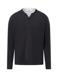 Nils Sundström Langarmshirt Dunkelblau/Schwarz/Grau/Dunkelgrau