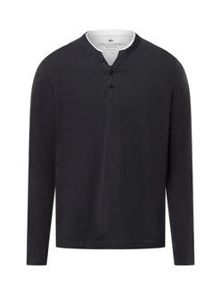 Nils Sundström Langarmshirt Dunkelblau/Schwarz/Grau/Dunkelgrau
