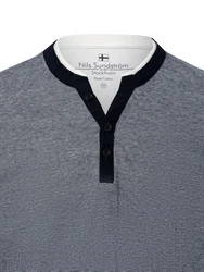 Nils Sundström Langarmshirt Grau/Dunkelblau/Hellgrau