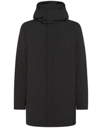 Peuterey Winterjacke Herren Trenchcoat KRUGER TJ Schwarz/Dunkelgrau/Grau