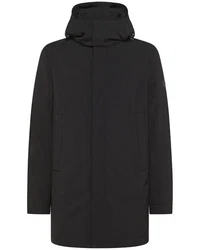 Peuterey Winterjacke Herren Trenchcoat KRUGER TJ Schwarz/Dunkelgrau/Grau