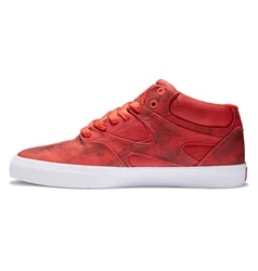 DC Shoes Kalis Vulc Mid Sneaker Rot/Dunkelrot