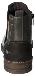Mustang Chelseaboots Business Schuh Dunkelbraun/Schwarz/Braun/Grau/Dunkelgrau