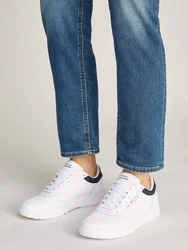 TOMMY HILFIGER Sneaker 'BASKET CORE LITE' Weiß/Dunkelblau/Rot/Creme