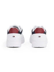 TOMMY HILFIGER Sneaker 'BASKET CORE LITE' Weiß/Dunkelblau/Rot/Creme
